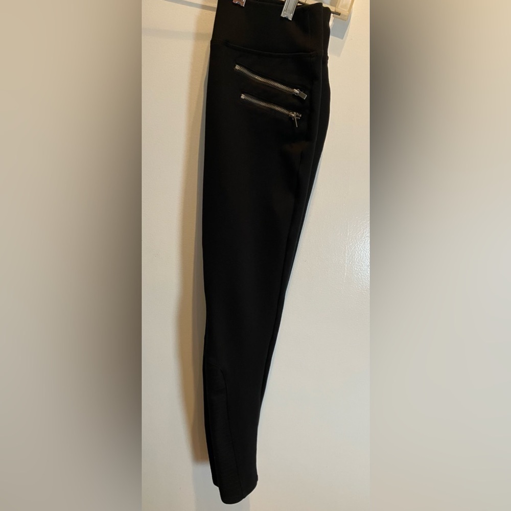 Abercrombie & Fitch Black Exposed Zipper Leggings - Picture 3 of 7